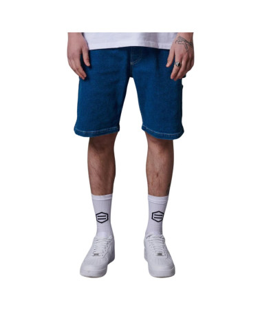 Dolly Noire Denim Carpenther Shorts Medium Indigo