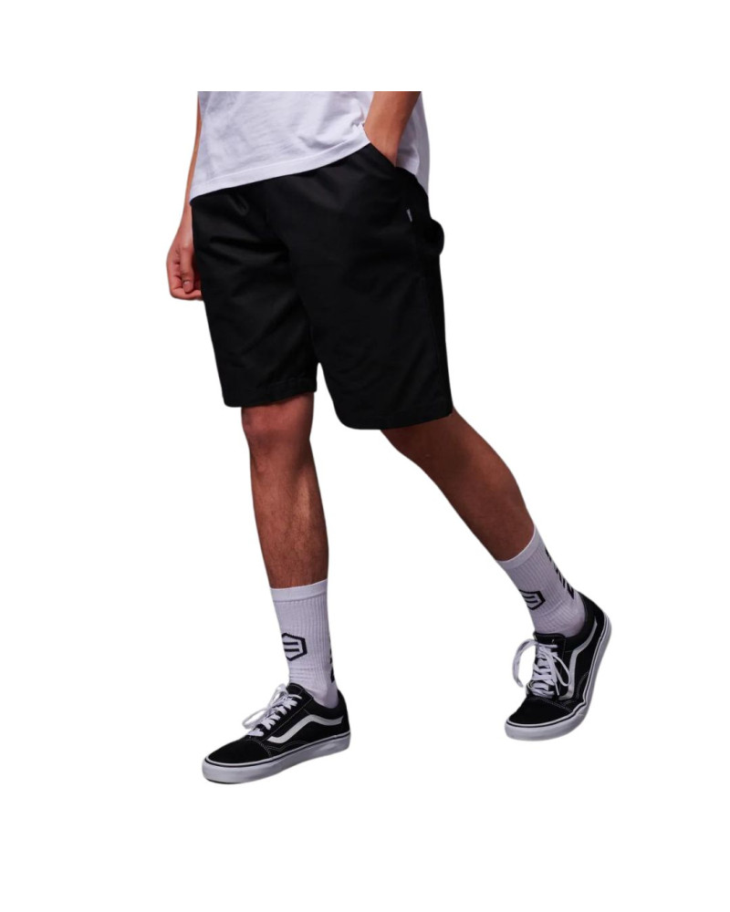 Dolly Noire Canvas Easy Carpenther Shorts Black