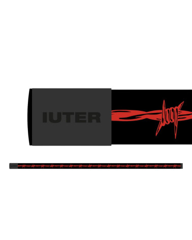 Iuter Barbwire Belt Black/Red