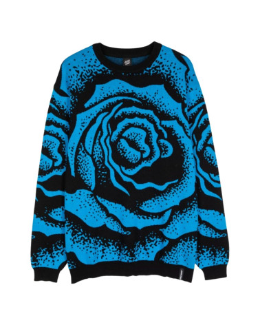 Santa Cruz Dressen Big Rose Knit Black Blue