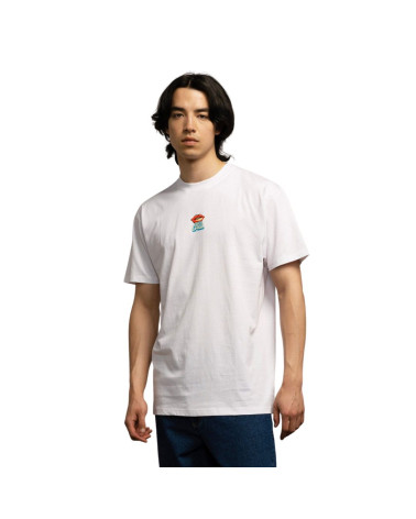 Santa Cruz Johnson Danger Zone 2 T-Shirt White