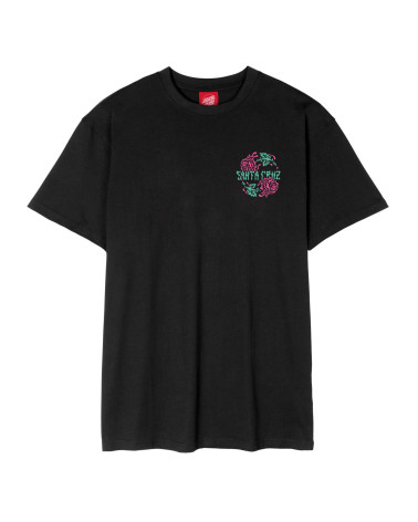 Santa Cruz Dressen Rose Crew Two T-Shirt Black