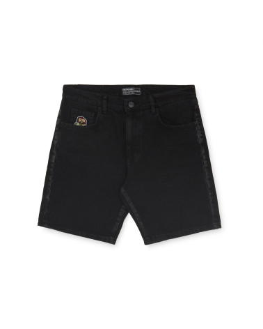 Propaganda Baseball Denim Shorts Black