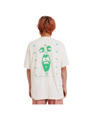Iuter Face Tee Dusty White