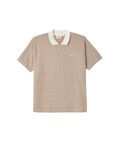 Obey Bigwig Materia Polo Unbleached Multi
