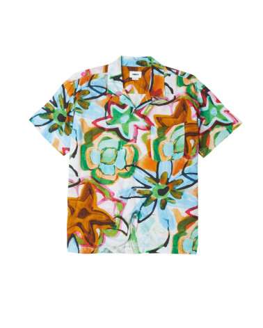 Obey Requiem Shirt Golden Brown Multi