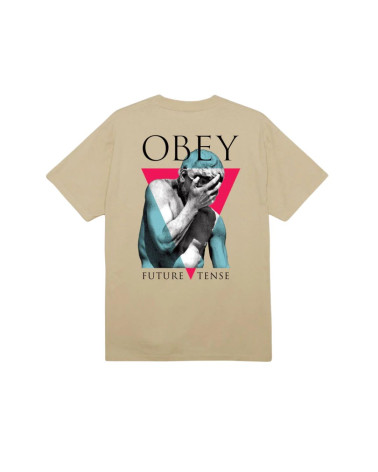 Obey Future Tense Classic T-Shirt Sand