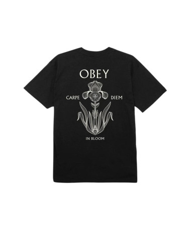 Obey Iris In Bloom Classic T-Shirt Black