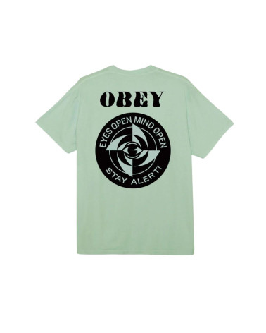 Obey Stay Alert Pigment T-Shirt Pigment Surf Spray