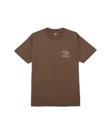 Obey Studios Worldwide Classic T-Shirt Silt