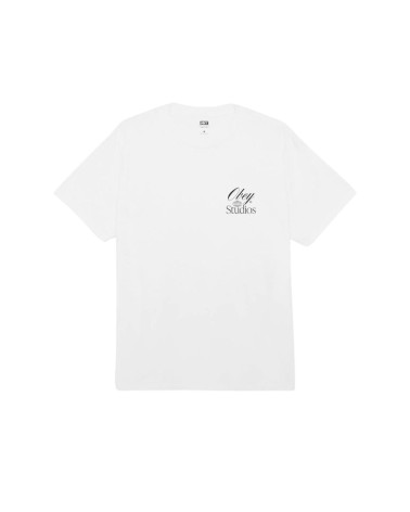 Obey Studios Worldwide Classic T-Shirt White