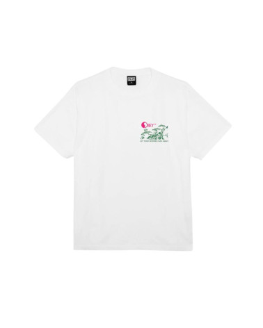 Obey Let Your Worries Fade Away Heavyweight T-Shirt White