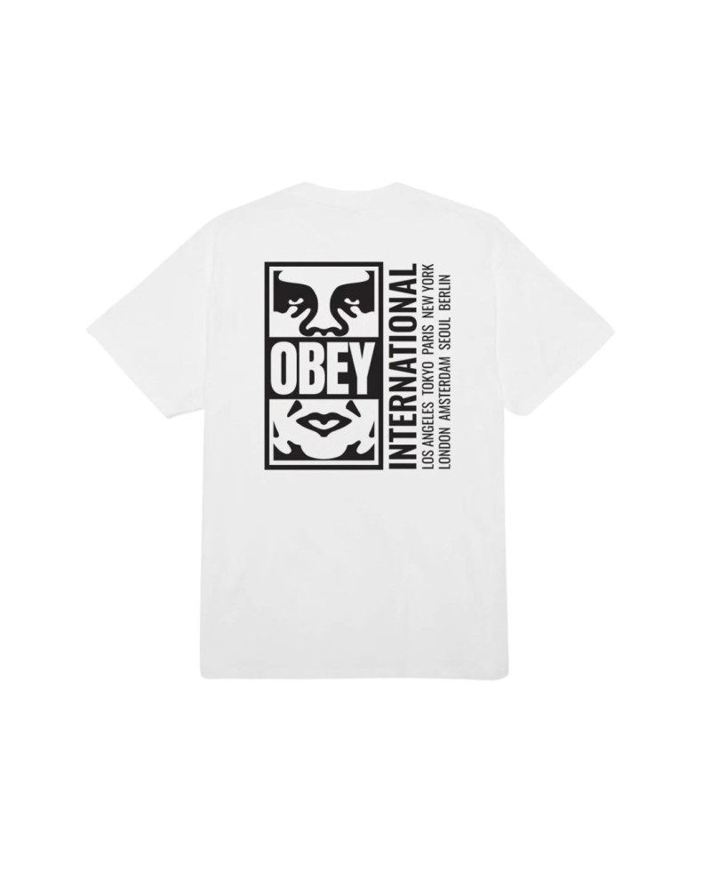 Obey Icon Split Classic T-Shirt White