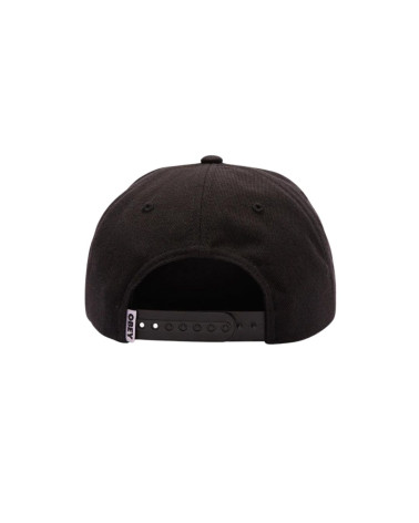 Obey Lowercase 5 Panel Snap Black