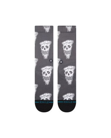 Stance Pizza Face Crew Sock Black