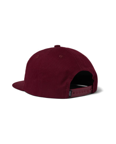 HUF Set Box Snapback Black Crimson