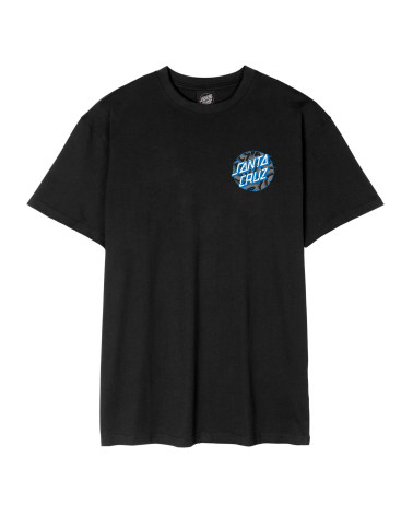 Santa Cruz Vivid Slick Dot T-Shirt Black
