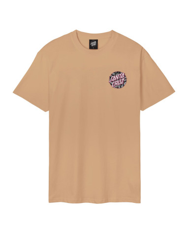 Santa Cruz Vivid Slick Dot T-Shirt Taupe