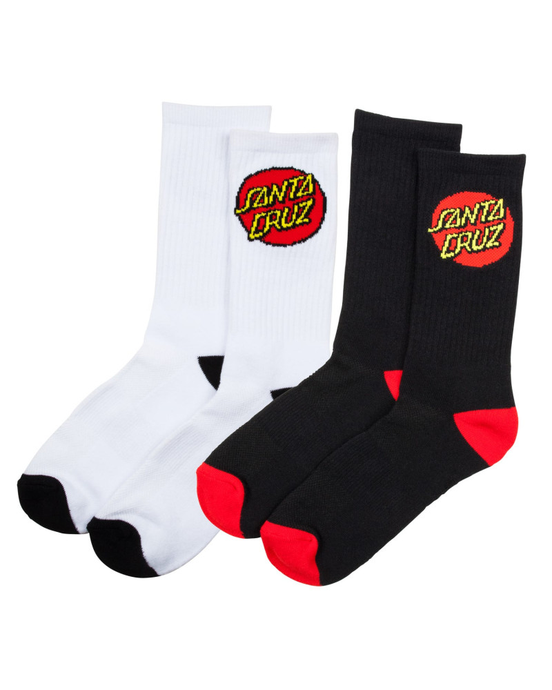 Santa Cruz Classic Dot Socks (2 Pack)