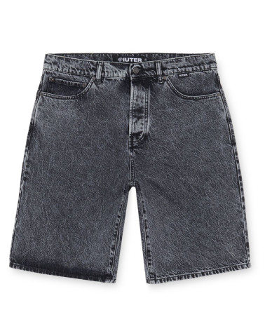 Iuter Loose Denim Shorts Greybleach