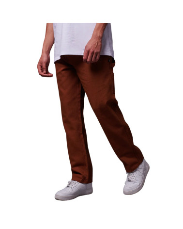 Dolly Noire Canvas Carpenter Pants Tobacco