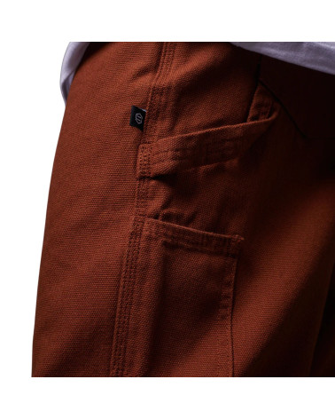 Dolly Noire Canvas Carpenter Pants Tobacco