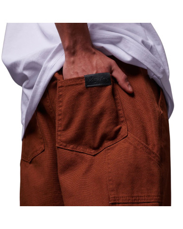 Dolly Noire Canvas Carpenter Pants Tobacco