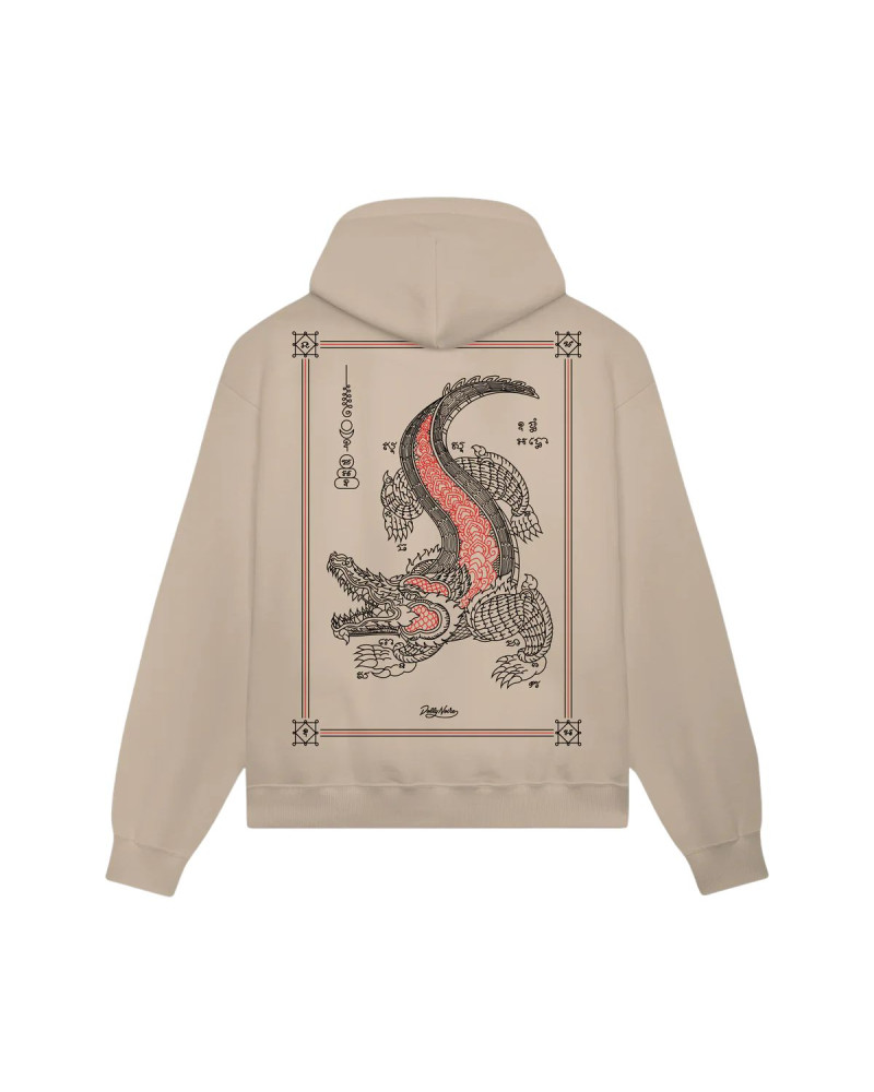 Dolly Noire Makara Hoodie Beige