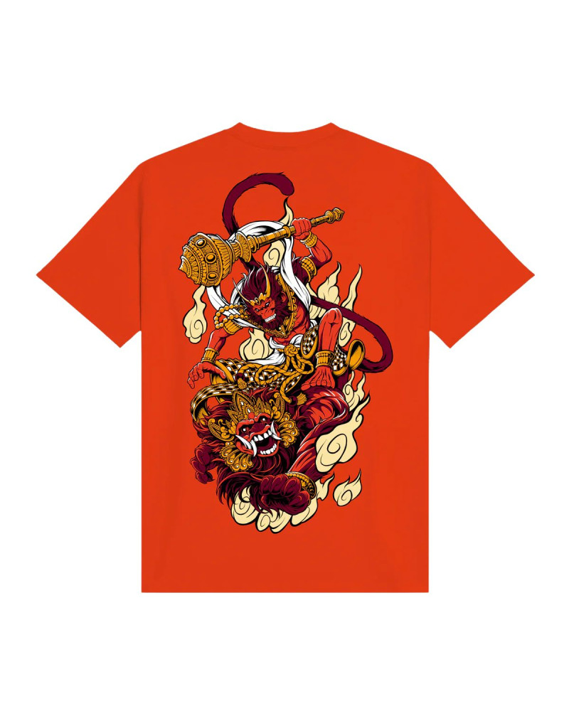 Dolly Noire Hanuman Tee Bright Red
