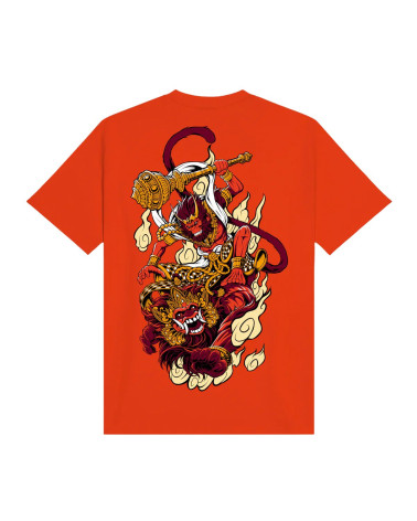 Dolly Noire Hanuman Tee Bright Red