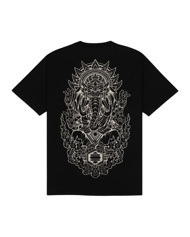 Dolly Noire Ganesha Outline Tee Black