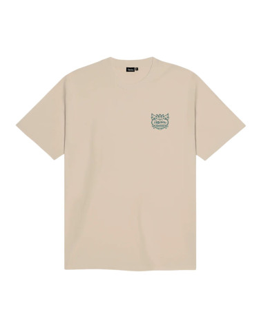 Dolly Noire Ganesha Outline Tee Beige