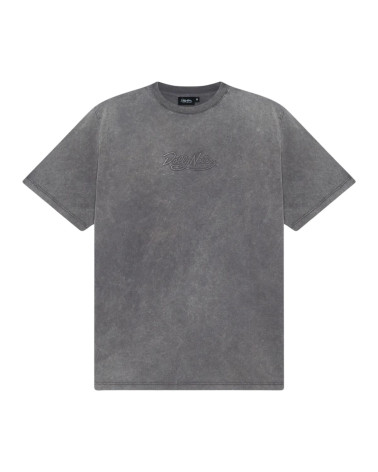 Dolly Noire Acid Wash Tee Grey