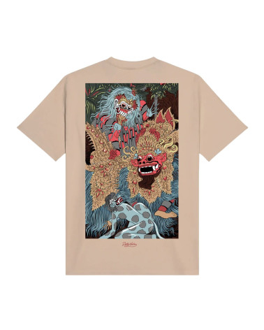 Dolly Noire Barong And Rangda Tee Beige