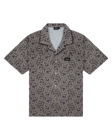 Dolly Noire Blur King Pattern Shirt Beige
