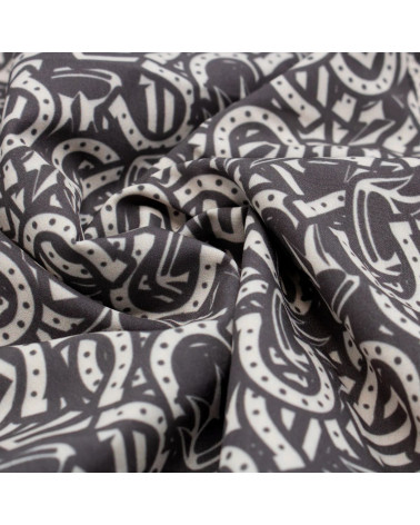 Dolly Noire Blur King Pattern Shirt Beige