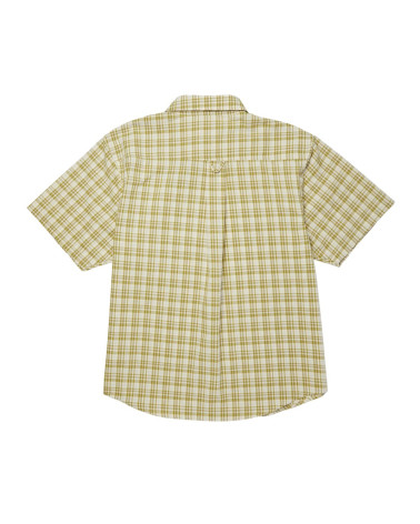 HUF Total Eclipse S/S Plaid Shirt Mustard