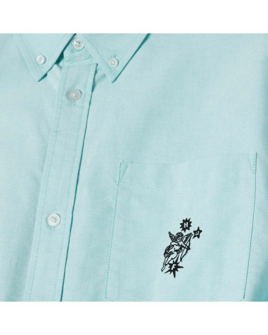 HUF Icarus Oxford Shirt Diffused Jade