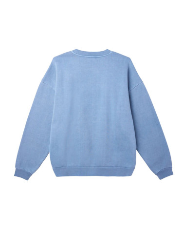 Obey Lowercase Pigment Crewneck Coronet Blue