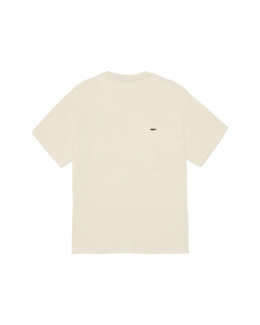 Obey Cropped Icon T-Shirt Cream