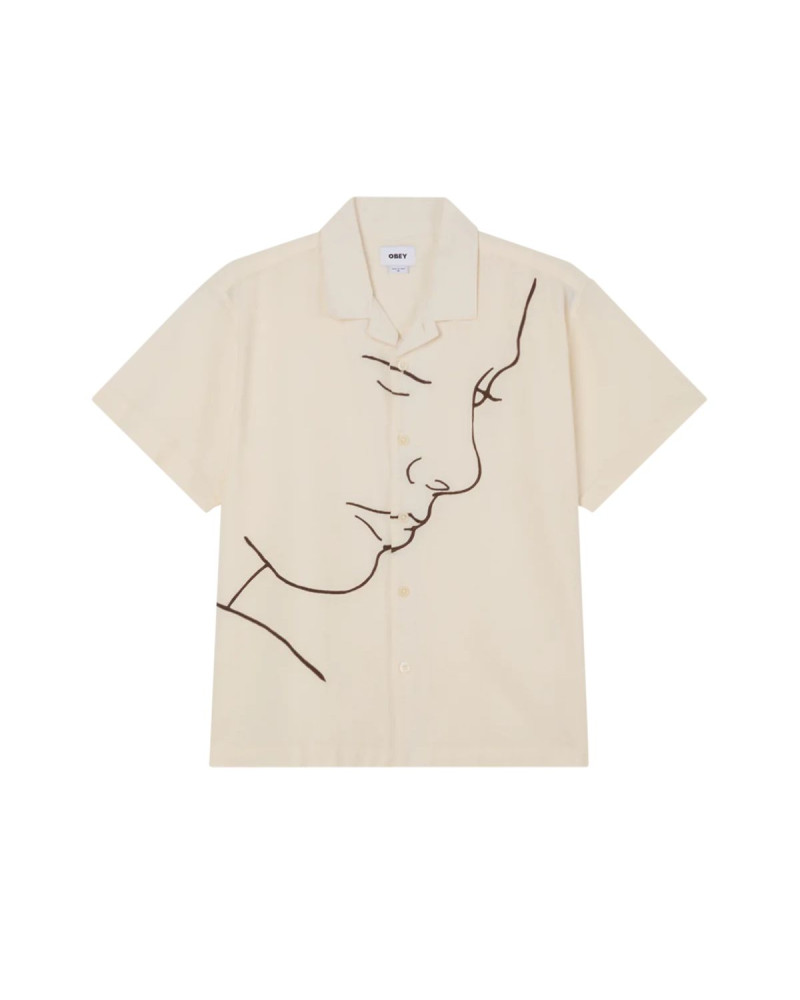 Obey Frances S/S Shirt Unbleached Multi