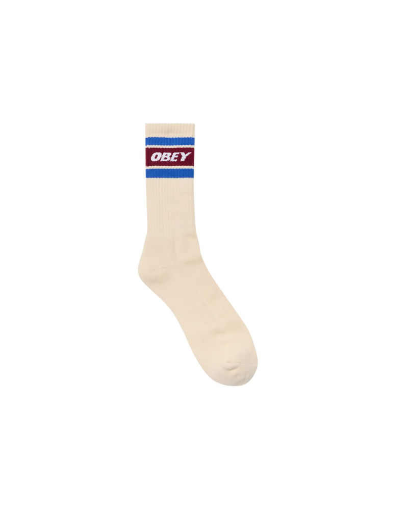 Obey Cooper II Socks Unbleached/Rhubarb