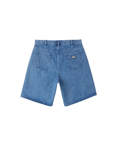 Obey Bigwig Baggy Denim Short Light Indigo