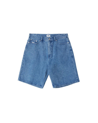 Obey Bigwig Baggy Denim Short Light Indigo