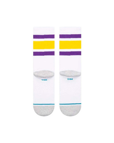 Stance Tube Los Angeles Lakers Crew Sock White