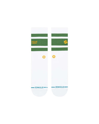 Stance Feelin Lucky Crew Sock White