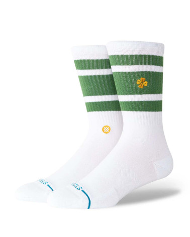 Stance Feelin Lucky Crew Sock White