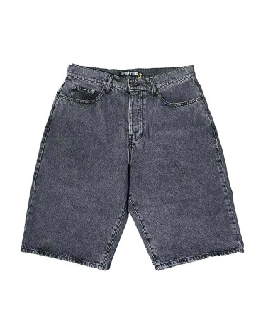 Iuter Baggy Denim Shorts Grey Bleach