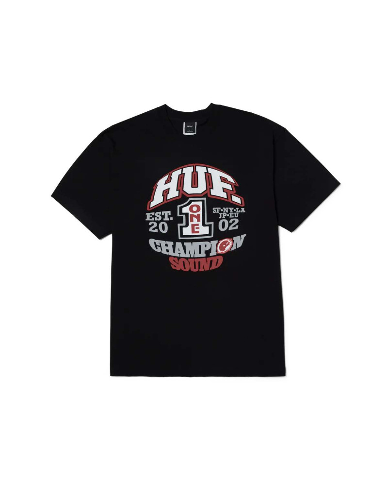 HUF Champion Sound Tee Black