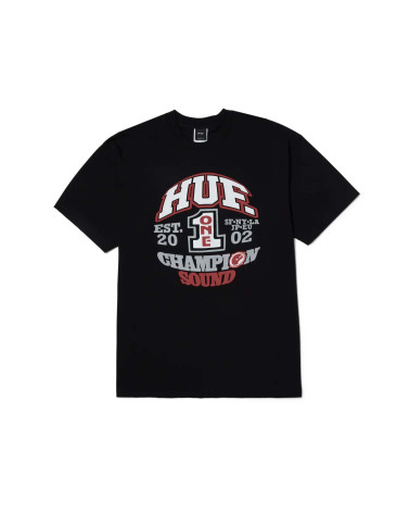 HUF Champion Sound Tee Black